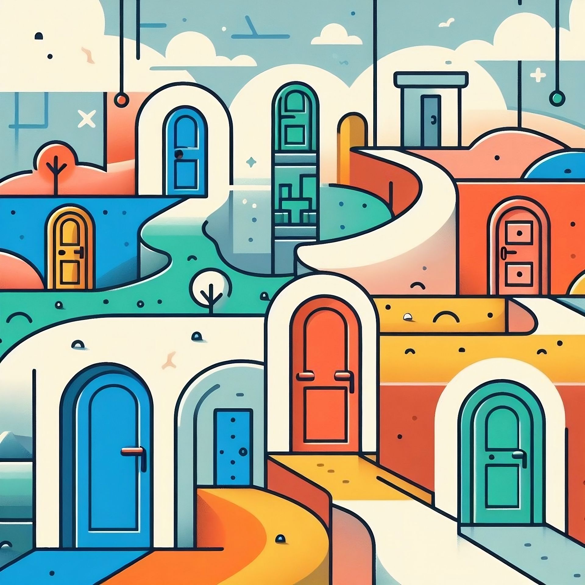 Capture d'écran du jeu Doors Game